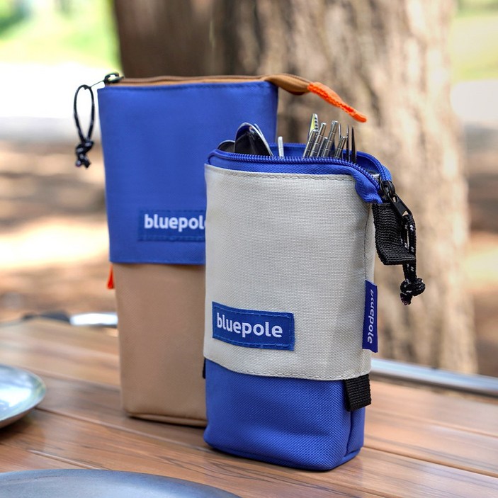 [BLUEPOLE] 아이엠 커틀러리 세트 캠핑 커트러리 휴대용 수저 젓가락 세트 4인, 탄, 1개