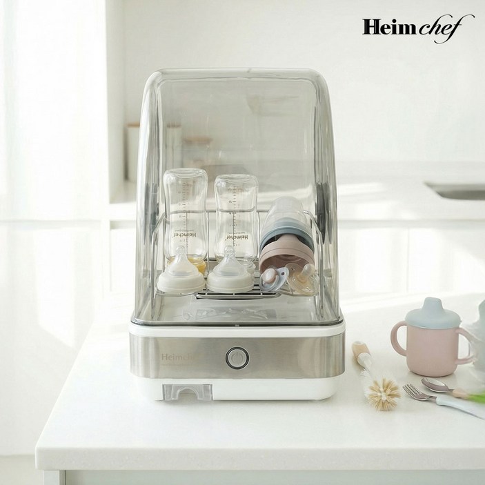 하임셰프 EDC-220W초슬림 22L 열풍살균 저전력 미니 식기살균건조기