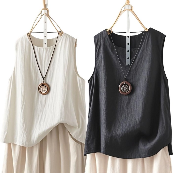 1 + 1 여성 여름 나시 / 민소매 블라우스 / 반팔티  / TAE2631 40