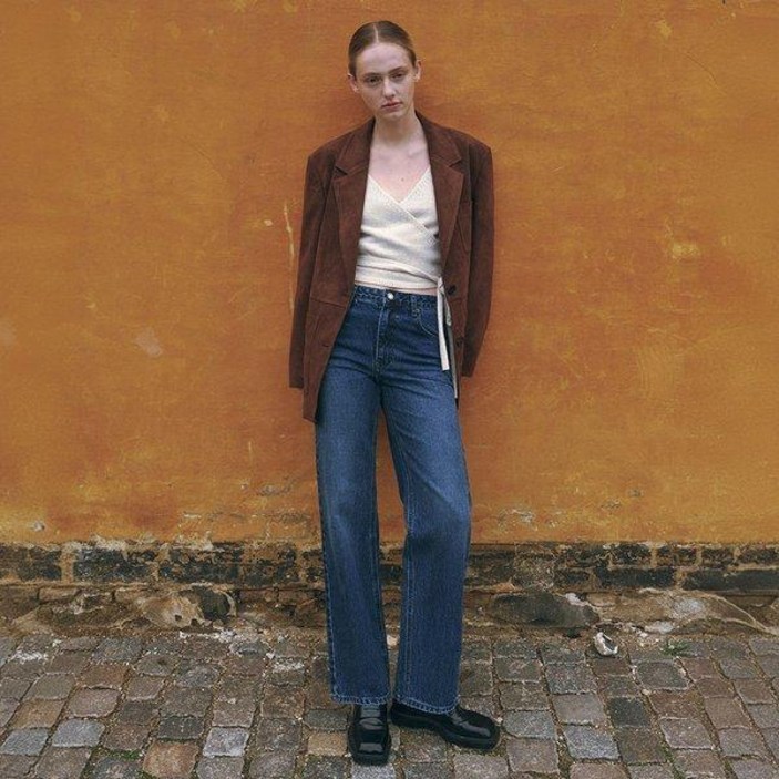 온앤온 [온앤온] 슬림핏 빈티지 워싱 데님 NEJ4AL817