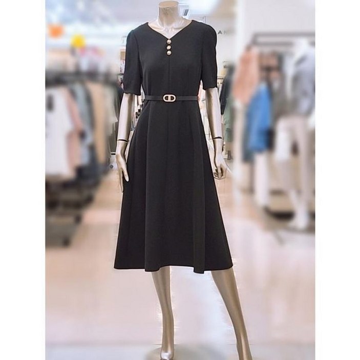 미니멈  세이브존03 하트넥 플레어 원피스 MYBGWO4070