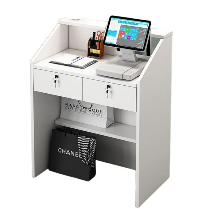 계산대 소형 프론트 테이블 리셉션 옷가게 인포 안내데스크 뷰티샵 카운터