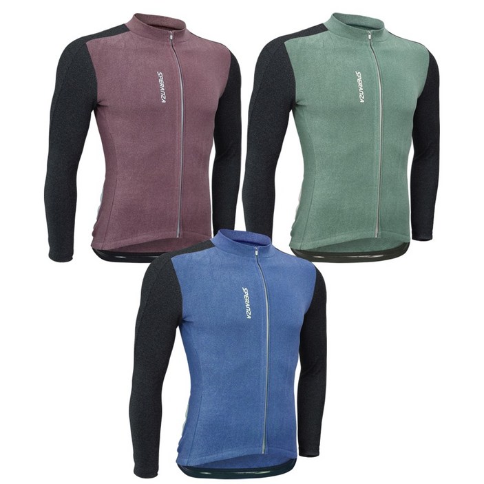 스페란자 S8기모스판저지 띠뜻한 자전거의류 포근하고 신축성 좋은 싸이클의류 간절기용 Bicycle wear
