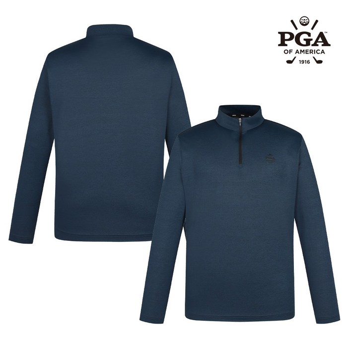 PGA 남성 카치온 하프집업 긴팔티셔츠 PGMTS51306