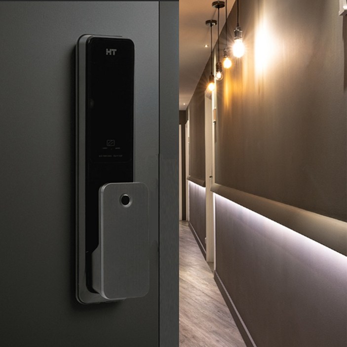 현대HT 지문인식 현관 도어락 즉시잠김 강화도어 푸시풀 디지털도어락