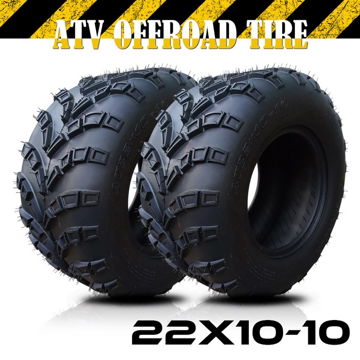 타이어 22x10-10 사륜오토바이 사륜바이크 농업용운반차 ATV/UTV 전용 타이어 (개당)