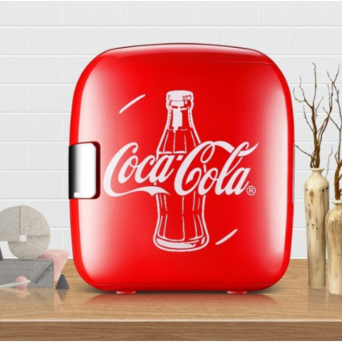 Coca-Cola. 초소형 미니 화장품 무소음 냉온장고  소형냉장고  미니냉장고 4L 9L