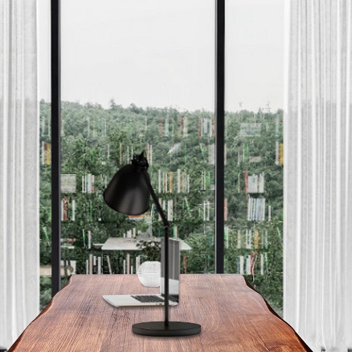 뉴송 마티유 우드슬립 원목 테이블 카페 회의용 상판5cm 서재 책상 PC 컴퓨터