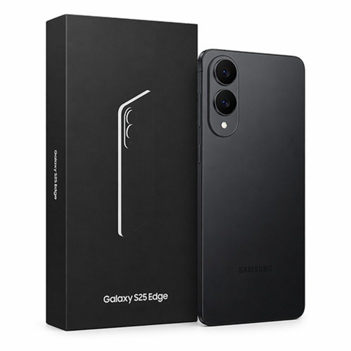 삼성전자 갤럭시 S25 Edge 자급제 SMS937N, 티타늄 제트블랙, 256GB