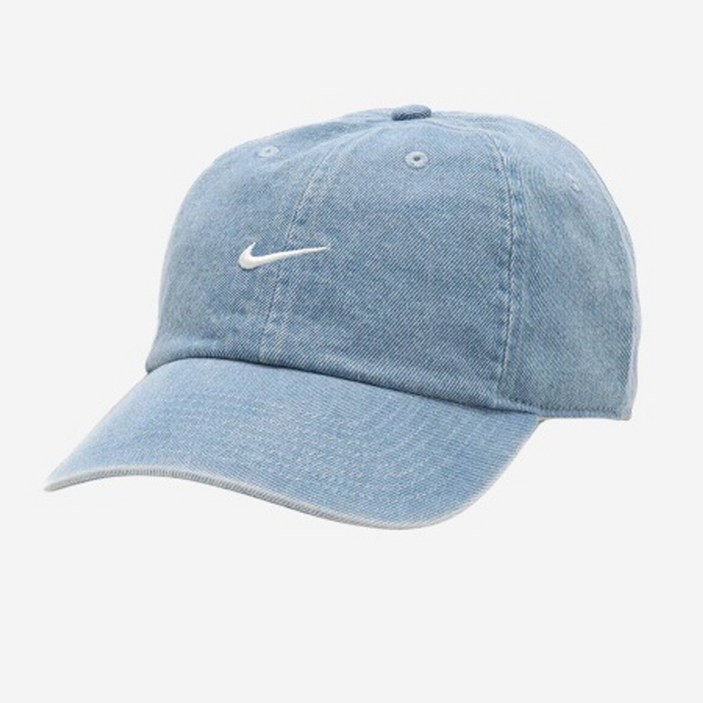 국내매장 나이키 볼캡모자 클럽 데님 캡 스톰 썬더블루