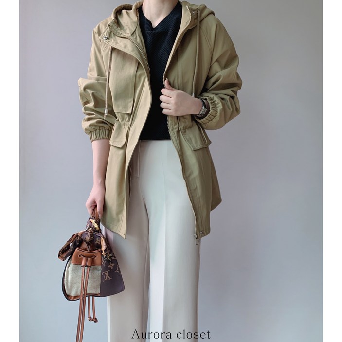 여성 후드 점퍼 야상 사파리 트렌치 자켓