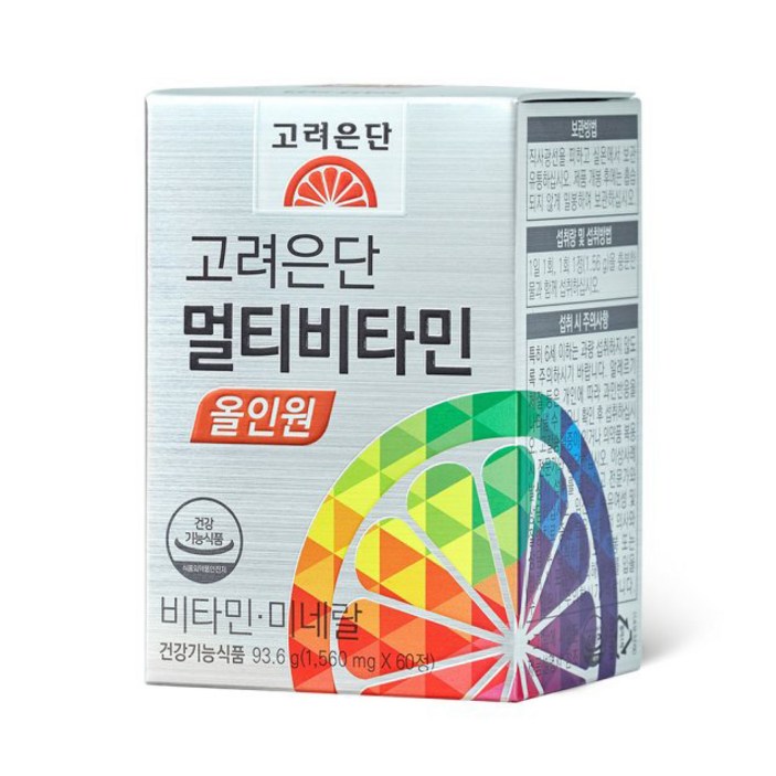 고려은단 멀티비타민 올인원, 60정, 1개