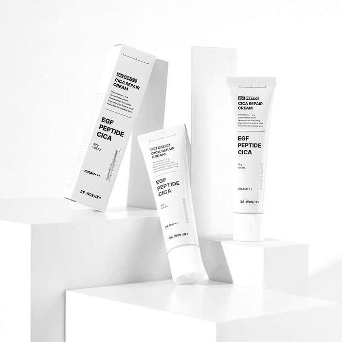 닥터원진플러스 EGF 펩타이드 피부 장벽 리커버리 시카 케어 리페어 크림 1개, 30g, 5개