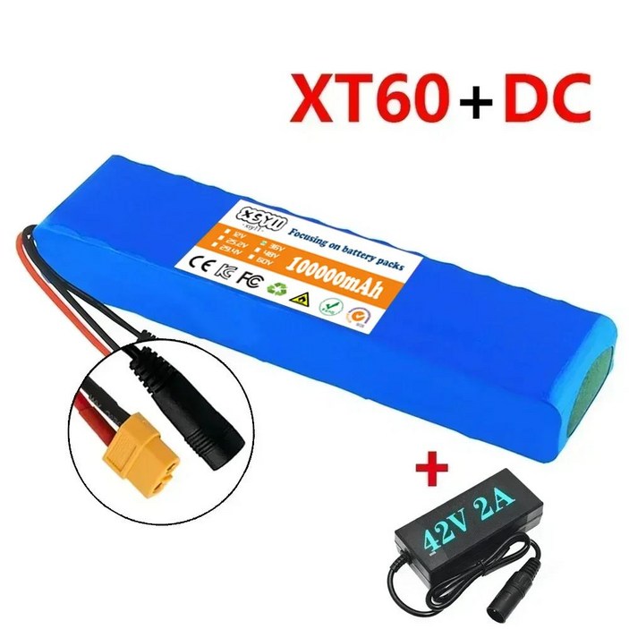 전동 킥보드 퀵보드 전기 스쿠터 배터리 팩 2024 업그레이드 36V 100000mAh 10S3P 18650 리튬