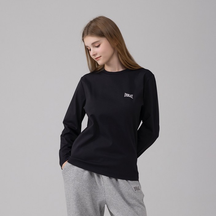 에버라스트 11 여성 레귤러핏 긴팔 티셔츠 기본티