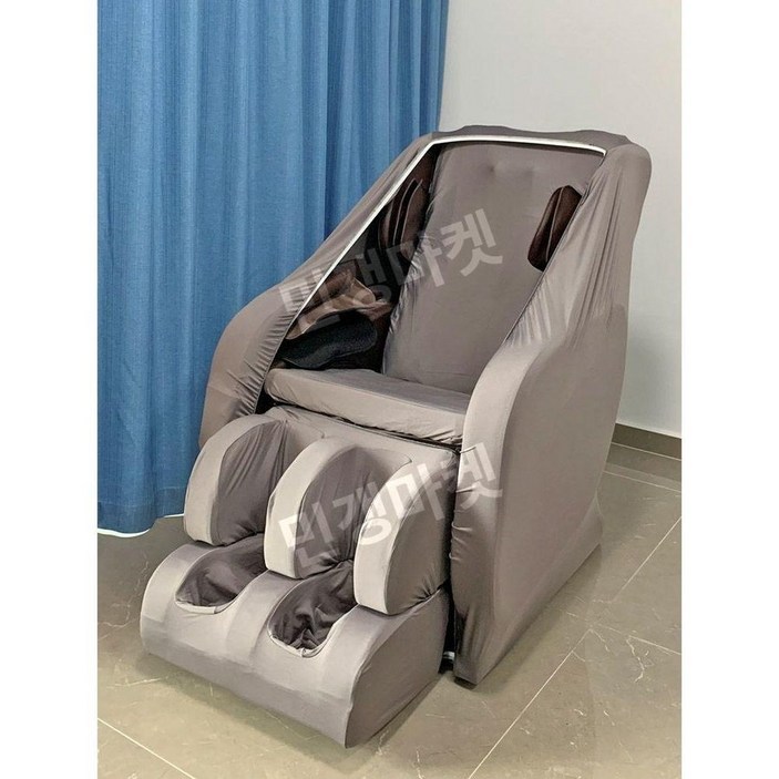 안마의자 발 커버 카바 안마 브람스 마사지 바디프렌드 상부 천갈이 블랙 A 상하풋커버+몸체커버 세트