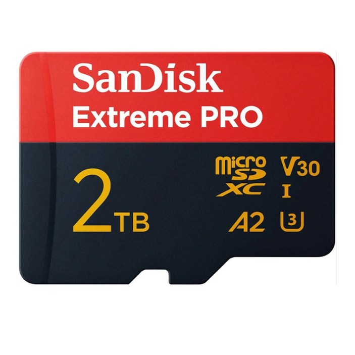샌디스크 마이크로 SD카드 Extreme PRO 고성능 메모리, 2TB, 1개
