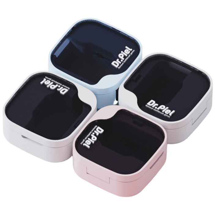 방수되는 칫솔 히팅건조 살균기 닥터피엘 올뉴큐빙 2개 IPX7 인증, 스카이 블루  스카이 블루