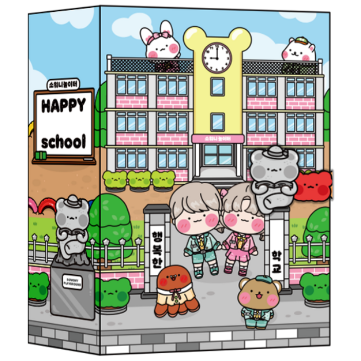 소워니놀이터 행복한 우리 학교 스퀴시북 DIY 만들기, 1개