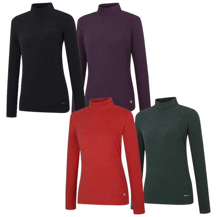 밀레골프 기모 모크넥 여성 4종세트