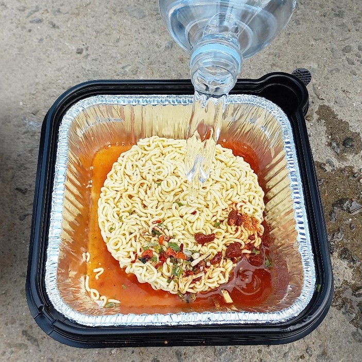 캠핑 낚시 등산 간편하게 APL 다회용 발열용기 3개세트, 단일색상, 3개