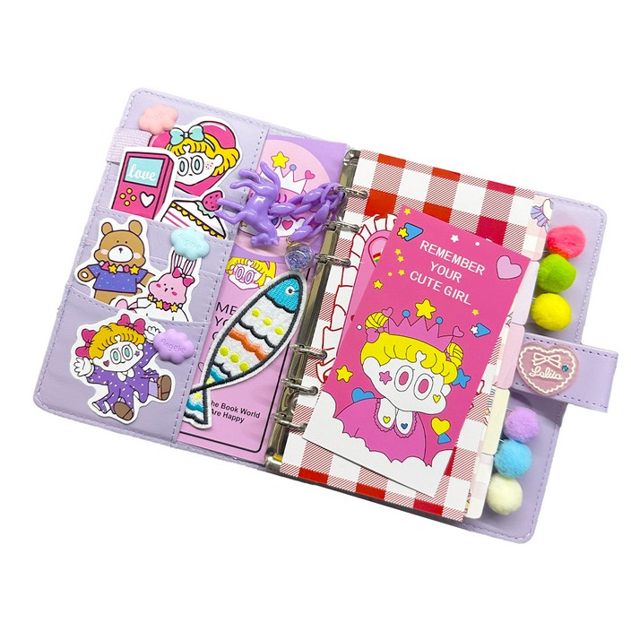 아인스토어 6공 다이어리 꾸미기 12종 세트