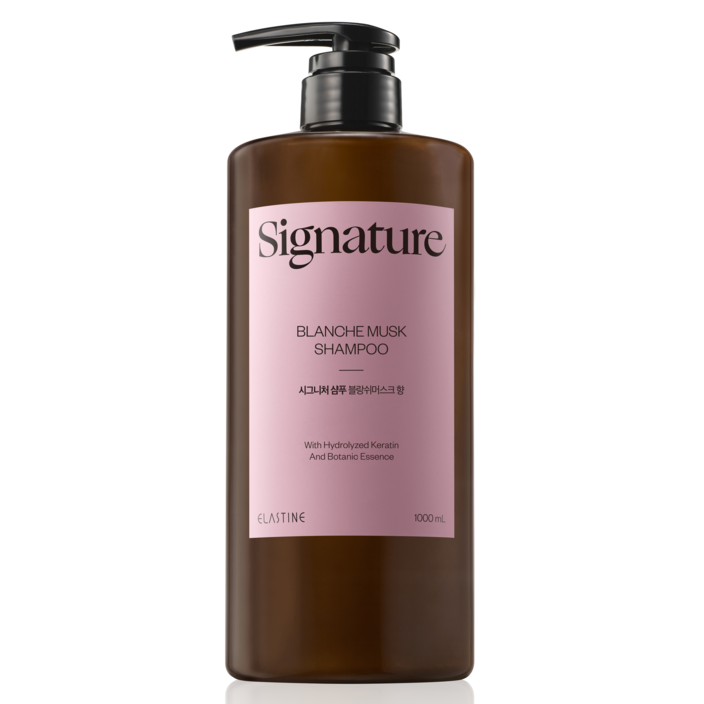 엘라스틴 시그니처 두피케어 손상모발 클리닉 약산성 샴푸 블랑쉬머스크향
