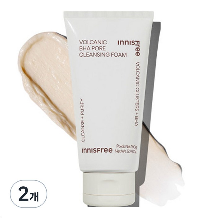 이니스프리 화산송이 바하 모공 클렌징폼, 150g, 2개 이니스프리 화산송이 바하 모공 클렌징폼, 150g, 2개