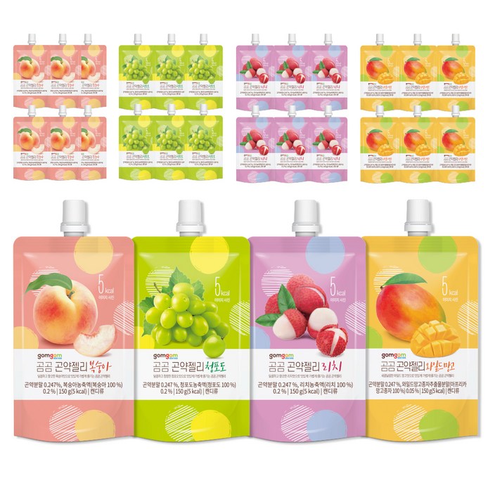 곰곰 곤약젤리 프루트 패키지 28개입, 4.2kg