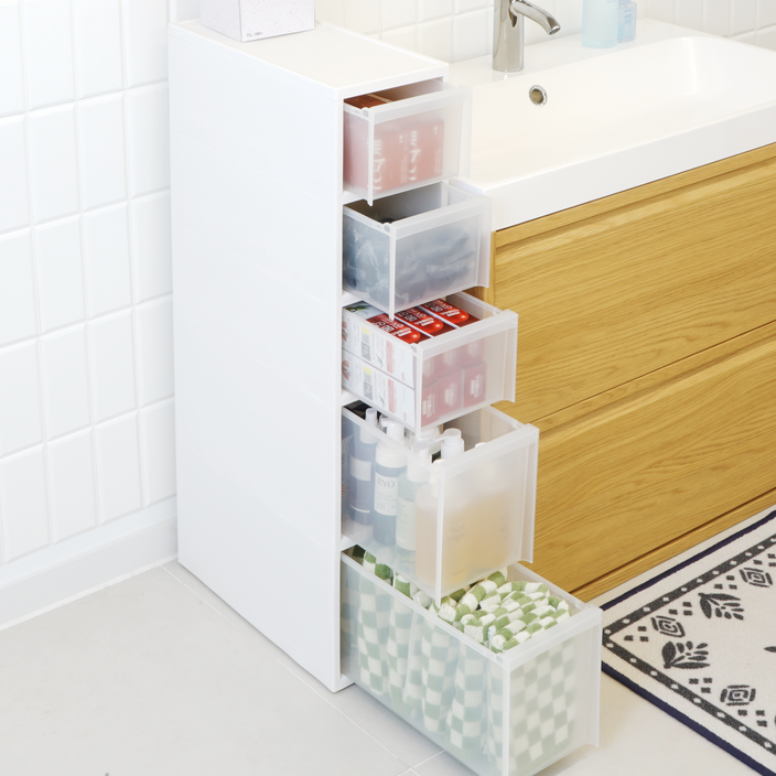 엠비코 모던 틈새 서랍장 세트