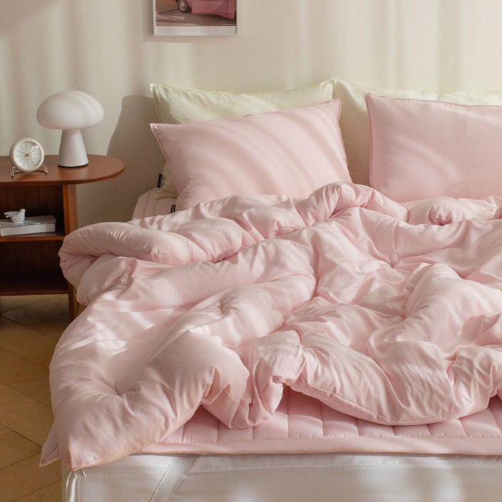 헬로우슬립 플레인 항균 소취 콜라겐 차렵이불 세트