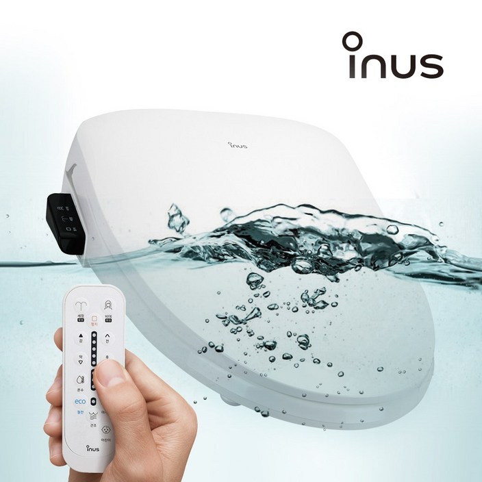 2025년형 신제품 이누스 리모컨 직수형방수비데 신제품 IS-340R IPX7등급 비데구입 노필터비데, IS-340R, 고객직접설치