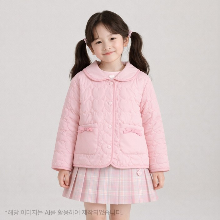 로엠걸즈 리버서블 패딩 자켓 RGJP2611C  양면 패딩 점퍼  뉴코아 인천점