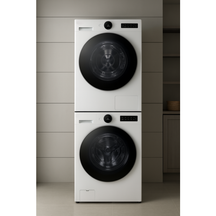 LG 트롬 오브제컬렉션 세탁기25kg + 건조기22kg + 스태킹키트 KX25WS-22WS 화이트 기사님설치 폐가전무상수거