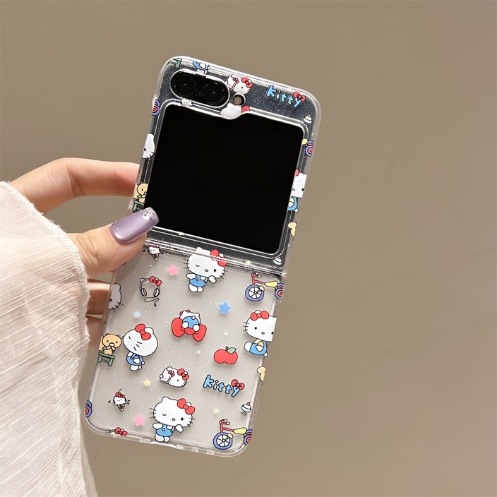 휴대폰 케이스 갤럭시 z플립7 z플립5 z플립6 팝콘 캣 핸드폰케이스