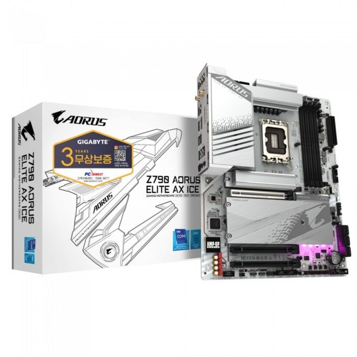 GIGABYTE Z790 AORUS ELITE AX ICE 피씨디렉트 GIGABYTE Z790 AORUS ELITE AX ICE 피씨디렉트