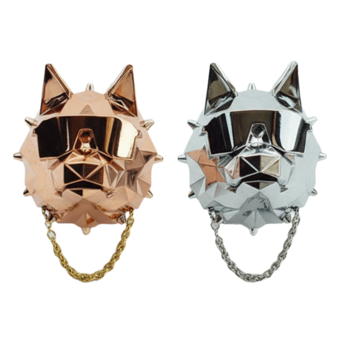 블링디어 크롬늑대[1+1세트] 차량용 방향제 명품 고급 자동차디퓨저 [선물포장], 1세트