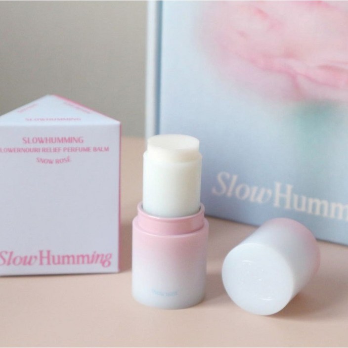 슬로우허밍 SiowHumming 릴리프 퍼퓸밤 고체향수  스노우로제