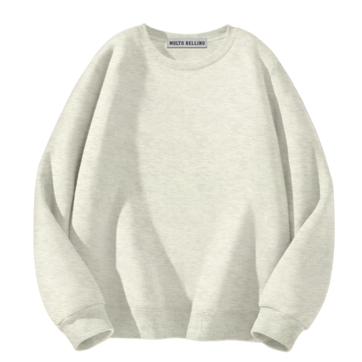 RZ 무지 베이직 특양면 맨투맨 티셔츠