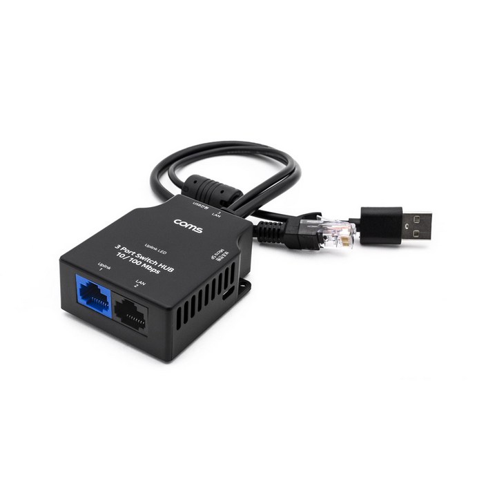LY100 Coms 미니 12 스위칭 허브 100Mbps 랜선 2분배 케이블타입 PC 노트북 TV 플스5 랜케이블 공유 LY100 Coms 미니 12 스위칭 허브 100Mbps 랜선 2분배 케이블타입 PC 노트북 TV 플스5 랜케이블 공유