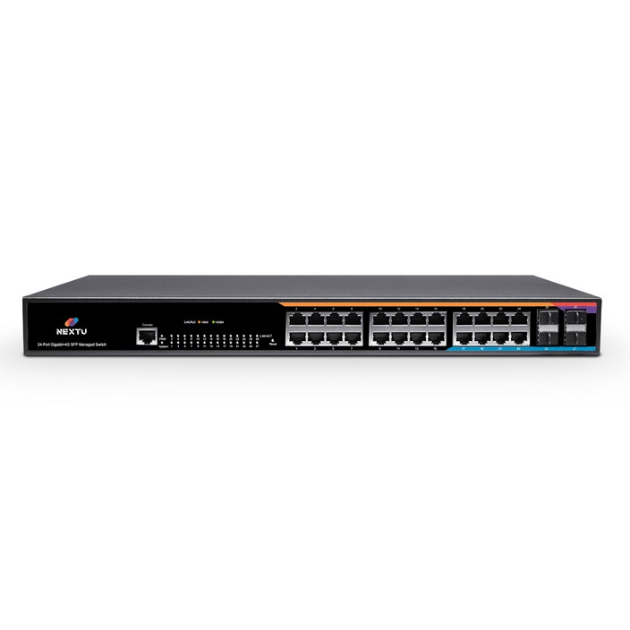 넥스트 NEXT-3028GL2-SFP L2+ 기가24P TPx 4P SFP Combo매니지먼트, SNMP, SMB네트워크용 스위치, NEXT-3028GL2-SFP, 1개