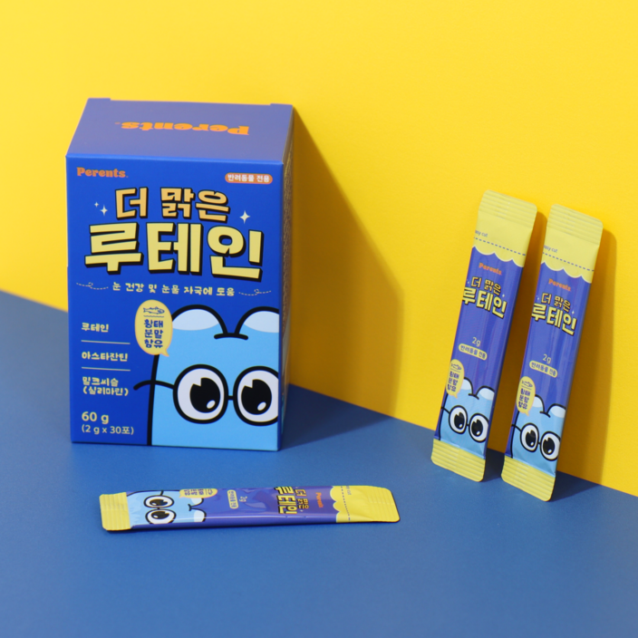 페런츠 황테인 강아지 눈 영양제 백내장영양제 루테인 눈물자국 눈건강