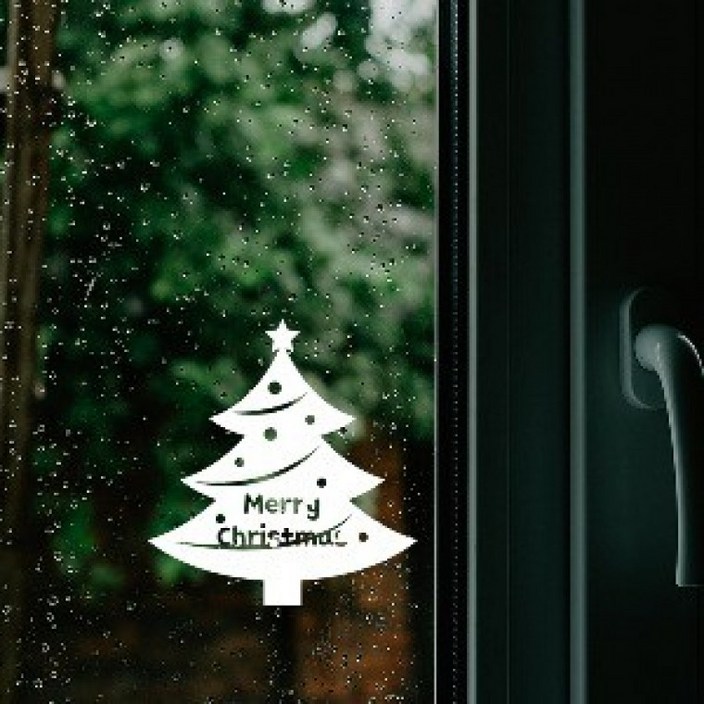 L사이즈 크리스마스 데코포인트튜닝스티커 모음1, 레드3