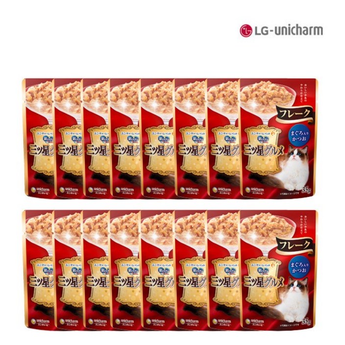 긴노스푼 미쓰보시 구루메 후레이크참치 35g 16팩, 16개, 후레이크참치