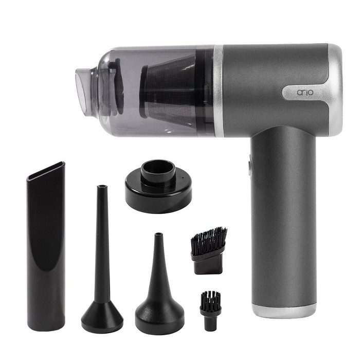 아리오 무선 진공 청소기에어건진공압축공기주입 기능, 그레이, LS2000