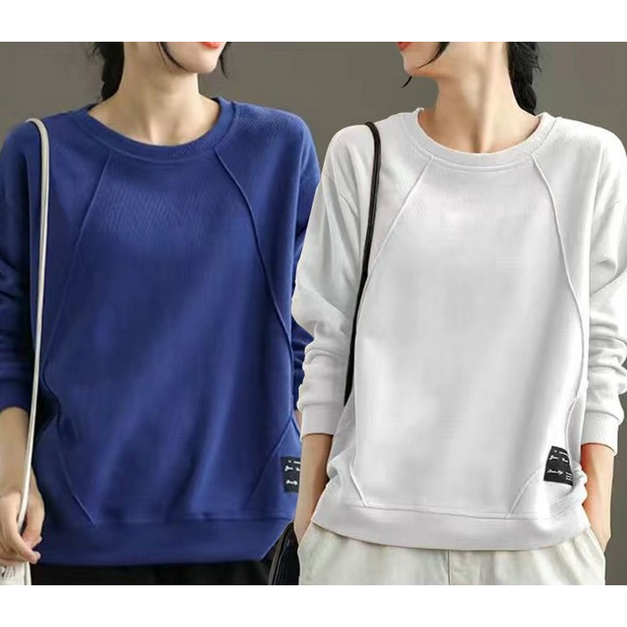 11 여성 봄 가을 긴팔티 티셔츠 심플 여성티 데일리 맨투맨 슬림핏