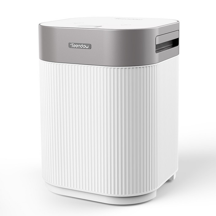 [2025년형] Teendow 음식물 처리기 UV 살균등 장착 BLDC 음식물 쓰레기 처리기 + 활성탄 필터 2L FD-E0154, 흰색