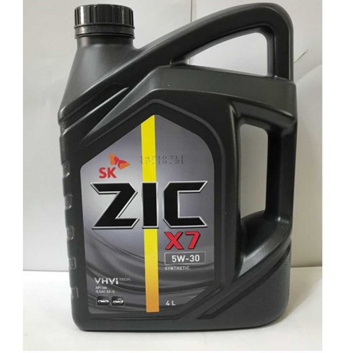 kixx ZIC 지크 X7 5W30 4L 가솔린용 프리미엄 엔진오일, 1개