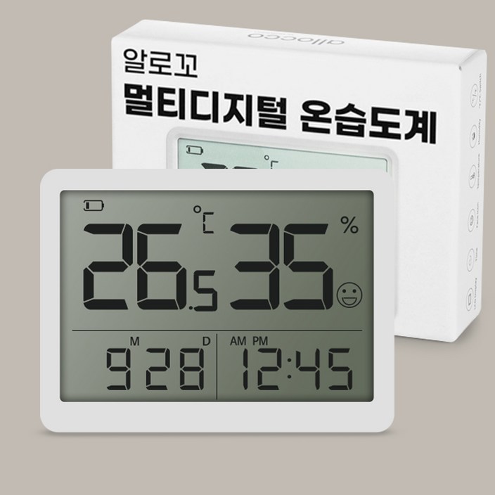 알로꼬 디지털 멀티 온습도계, THCLK, 건전지포함, 1개