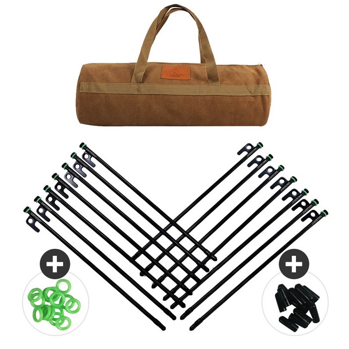 자캠 단조팩 14개 30cm 전용가방포함